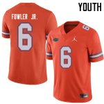 Youth Florida Gators #6 Dante Fowler Jr. NCAA Jordan Brand Orange Authentic Stitched College Football Jersey IMF6262EX